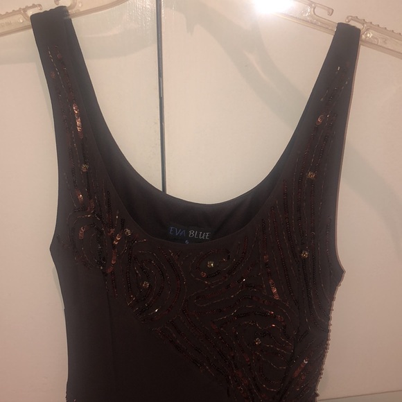 Brown Sequined Dress - Picture 8 of 8